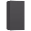 TV-tasot 7 kpl harmaa 30,5x30x60 cm tekninen puu