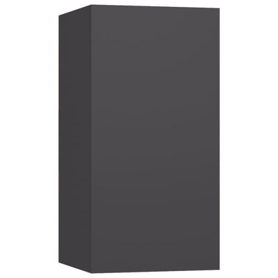 TV-tasot 7 kpl harmaa 30,5x30x60 cm tekninen puu