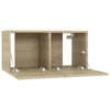TV-tasot 4 kpl Sonoma-tammi 60x30x30 cm tekninen puu