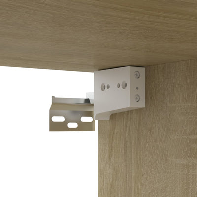 TV-tasot 4 kpl Sonoma-tammi 80x30x30 cm lastulevy
