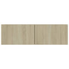 TV-tasot 4 kpl Sonoma-tammi 100x30x30 cm tekninen puu