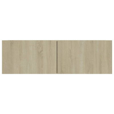 TV-tasot 4 kpl Sonoma-tammi 100x30x30 cm tekninen puu