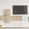 Sonoma-tammi tv-kaappisarja Fulger (3-osainen, puinen)