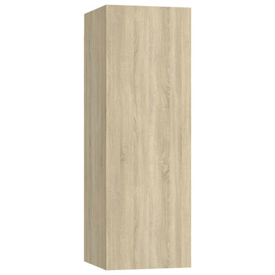 TV-tasot 4 kpl Sonoma-tammi 30,5x30x90 cm tekninen puu