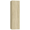 TV-tasot 4 kpl Sonoma-tammi 30,5x30x110 cm tekninen puu