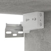 TV-tasot 4 kpl betoninharmaa 60x30x30 cm tekninen puu