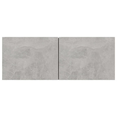 TV-tasot 4 kpl betoninharmaa 80x30x30 cm tekninen puu