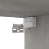 TV-tasot 4 kpl betoninharmaa 80x30x30 cm tekninen puu