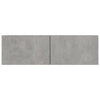 TV-tasot 4 kpl betoninharmaa 100x30x30 cm tekninen puu