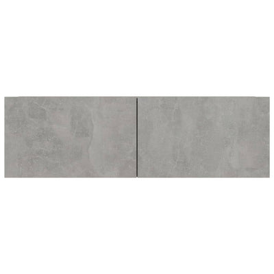 TV-tasot 4 kpl betoninharmaa 100x30x30 cm tekninen puu