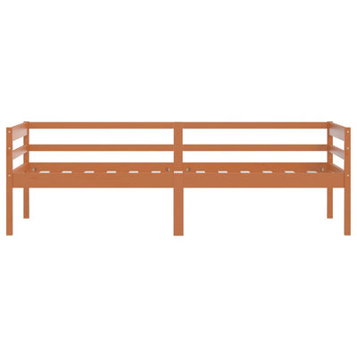 Hunajanruskea sängynrunko Hudrea 90x200cm (mänty)