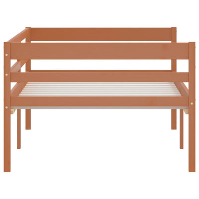 Hunajanruskea sängynrunko Hudrea 90x200cm (mänty)