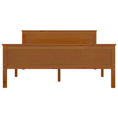 Hunajanruskea sängynrunko Michai 160x200cm (mänty)