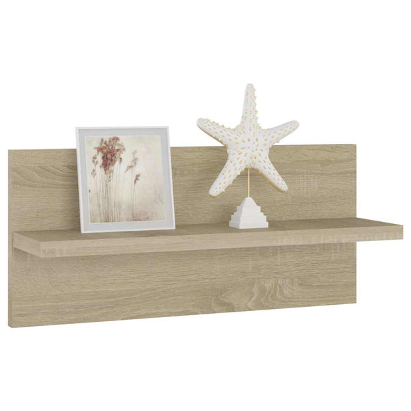 Seinähyllyt 4 kpl Sonoma-tammi 40x11,5x18 cm lastulevy