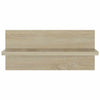 Seinähyllyt 4 kpl Sonoma-tammi 40x11,5x18 cm lastulevy