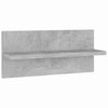 Seinähyllyt 4 kpl betoninharmaa 40x11,5x18 cm lastulevy
