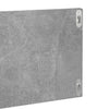 Seinähyllyt 2 kpl betoninharmaa 80x11,5x18 cm lastulevy