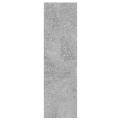 Seinähylly betoninharmaa 75x16x55 cm tekninen puu