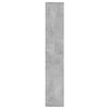 Seinähylly betoninharmaa 36x16x90 cm tekninen puu