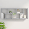 Seinähylly betoninharmaa 36x16x90 cm tekninen puu