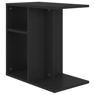 Sivupöytä musta 50x30x50 cm tekninen puu