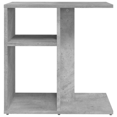 Sivupöytä betoninharmaa 50x30x50 cm tekninen puu