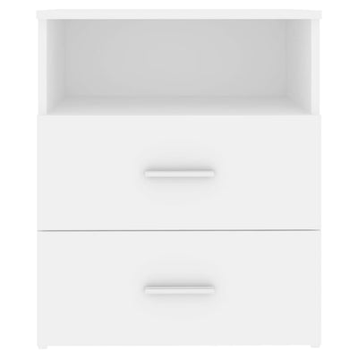 Valkoinen yöpöydät Stubea 50x32x60cm (2 kpl)