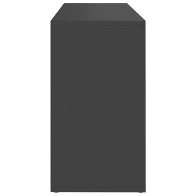 Kenkien säilytyspenkki harmaa 103x30x54,5 cm lastulevy