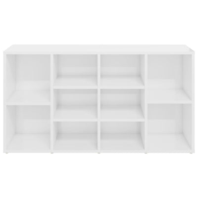 Kenkien säilytyspenkki korkeak valk 103x30x54,5 cm tekninen puu