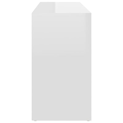 Kenkien säilytyspenkki korkeak valk 103x30x54,5 cm tekninen puu