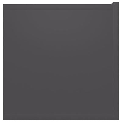 Seinäkiinnitettävät TV-tasot 2 kpl harmaa 60x30x30cm