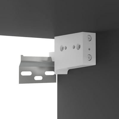Seinäkiinnitettävät TV-tasot 3 kpl harmaa 60x30x30 cm