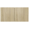 Seinäkiinnitettävät TV-tasot 2 kpl Sonoma tammi 60x30x30cm