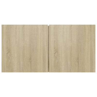 Seinäkiinnitettävät TV-tasot 2 kpl Sonoma tammi 60x30x30cm