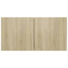 Seinäkiinnitettävät TV-tasot 3 kpl Sonoma-tammi 60x30x30 cm