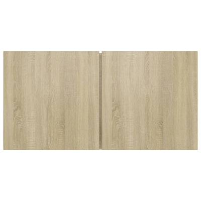 Seinäkiinnitettävät TV-tasot 3 kpl Sonoma-tammi 60x30x30 cm