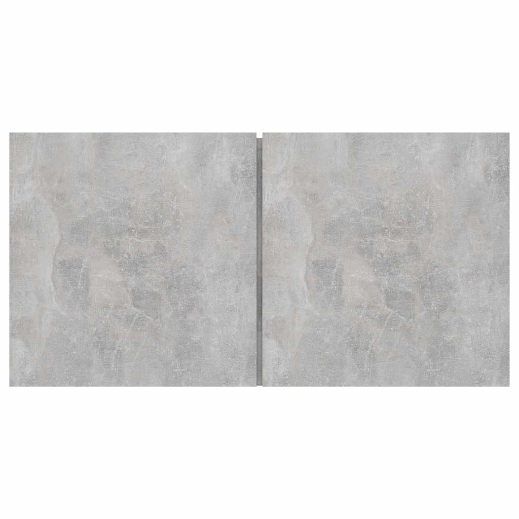 Betoninharmaa seinäkiinnitettävät tv-tasot Iozse 60x30x30cm (3 kpl)