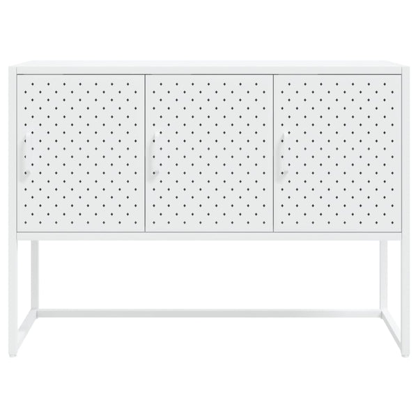 Senkki valkoinen 105x35x75 cm teräs