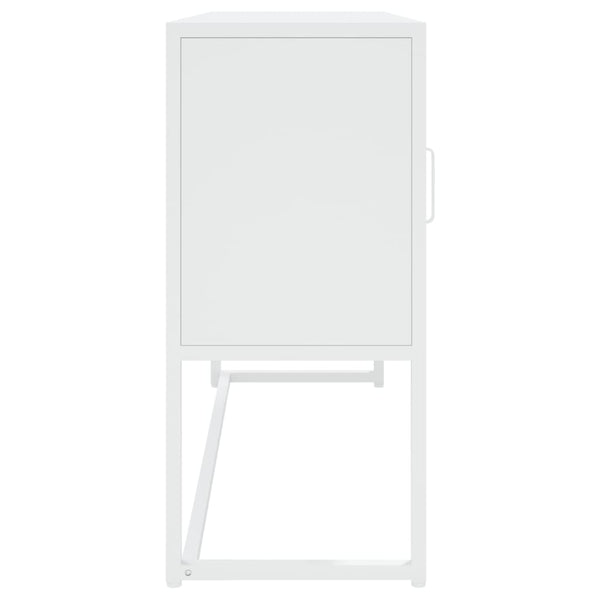 Senkki valkoinen 105x35x75 cm teräs