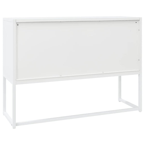 Senkki valkoinen 105x35x75 cm teräs