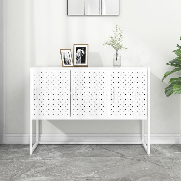 Senkki valkoinen 105x35x75 cm teräs