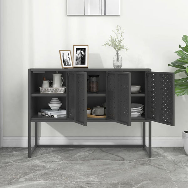 Senkki antrasiitti 105x35x75 cm teräs