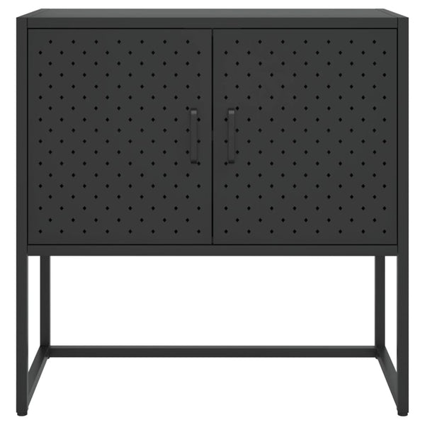 Senkki musta 75x35x75 cm teräs
