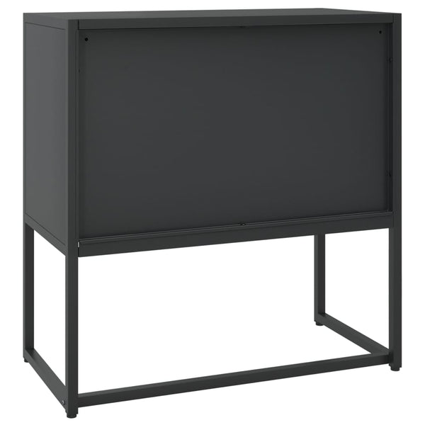 Senkki musta 75x35x75 cm teräs
