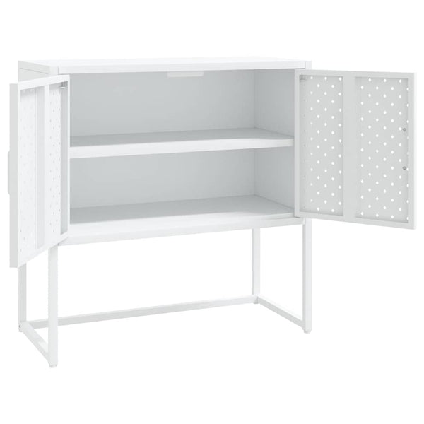 Senkki valkoinen 75x35x75 cm teräs