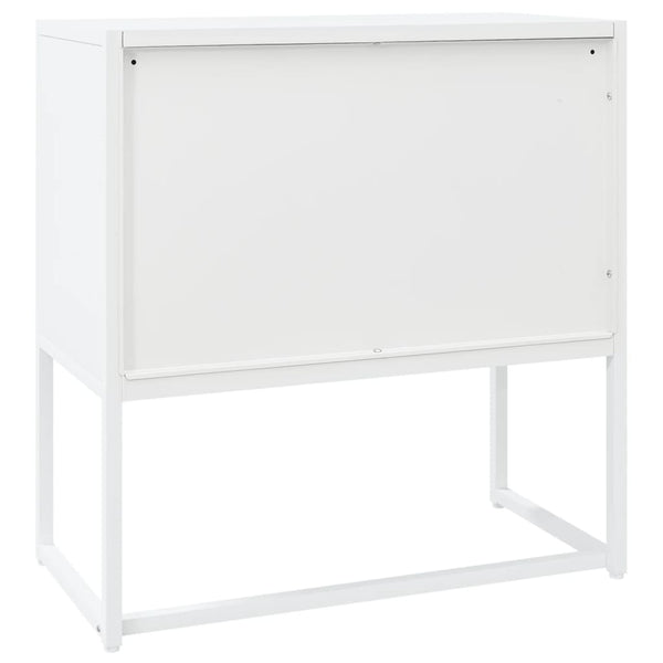 Senkki valkoinen 75x35x75 cm teräs