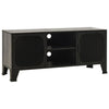 TV-taso harmaa 105x36x47 cm metalli ja MDF