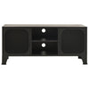 TV-taso harmaa 105x36x47 cm metalli ja MDF