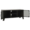 TV-taso harmaa 105x36x47 cm metalli ja MDF