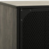 TV-taso harmaa 105x36x47 cm metalli ja MDF